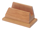 BF Woods Slant Card Holder w/ Base- Cherry